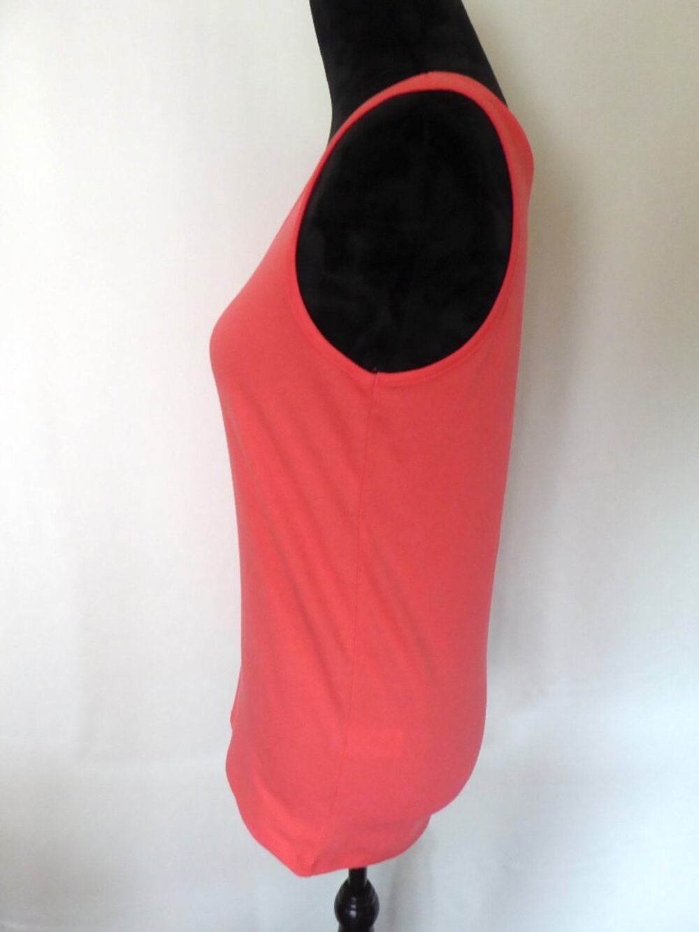 SALMON PINK STRETCH TANK TOP LARGE EIGHT EIGHT EIGHT BRAND  WORN ONCE - Picture 4 of 6